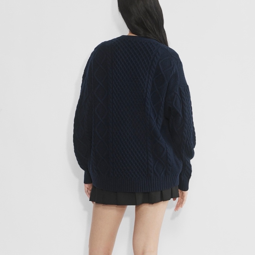 NWT Aritzia Sunday Best Peggy Cardigan in Admiral - Picture 3 of 8